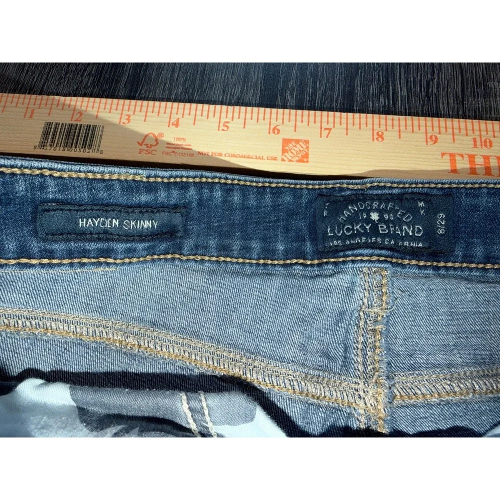 LUCKY BRAND Hayden Skinny Jeans 8/29‎ Light Wash Stretch Denim Womens
